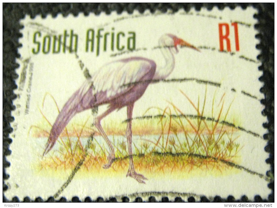 South Africa 1998 Wattled Crane R1 - Used - Oblitérés