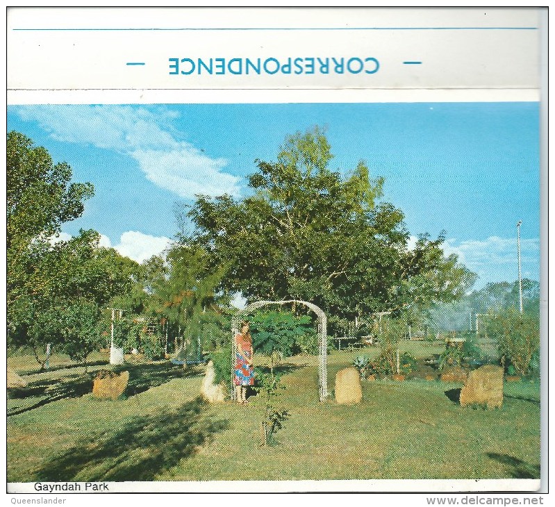 Gayndah 5 Picture Lettercard International Colour Productions Stanthorpe Qld Front & Back Shown - Sunshine Coast