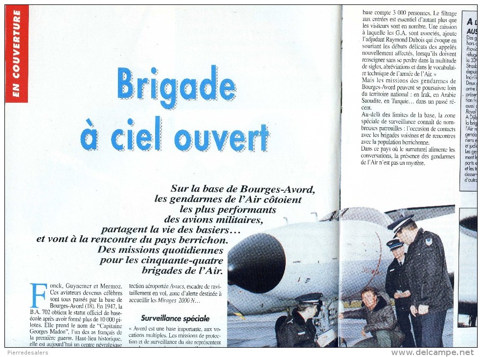 Gendarmerie B - Dossier Gendarme De L' Air - Aviation Avion Base Aérienne - Voir Sommaire Et Extraits - Militaria - Polizei