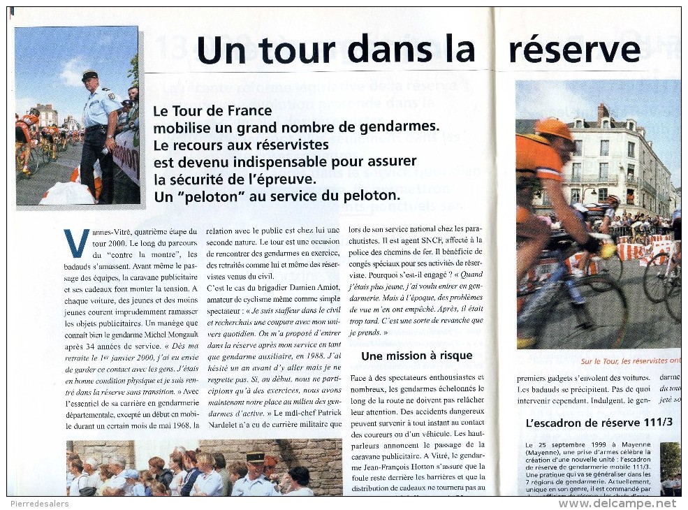 Gendarmerie B - Dossier L'été Des Réservistes - Tour De France - Renfort Côtier - Voir Sommaire Et Extraits - Militaria - Polizei