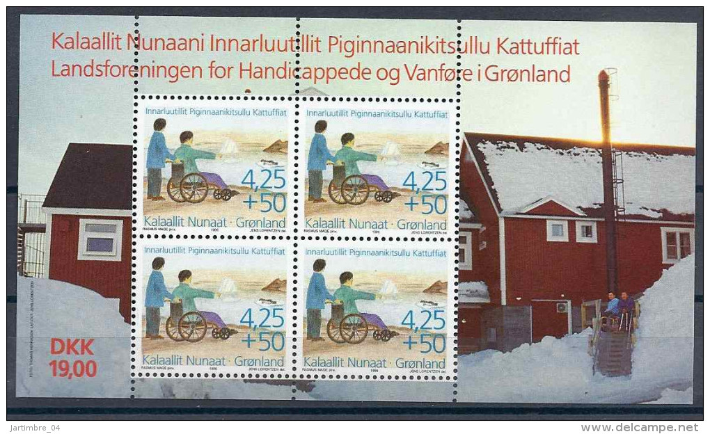 1996 GROENLAND BF 11** Handicapés - Blocks & Sheetlets