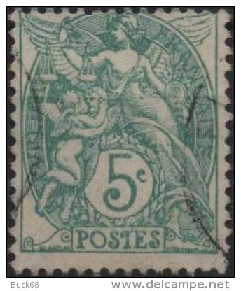 FRANCE 111c (o) Type Blanc #9 - 1900-29 Blanc