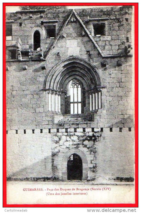 [DC6180] PORTOGALLO - GUIMARAES - PACO DOS DUQUES DE BRAGANCA - Old Postcard - Braga