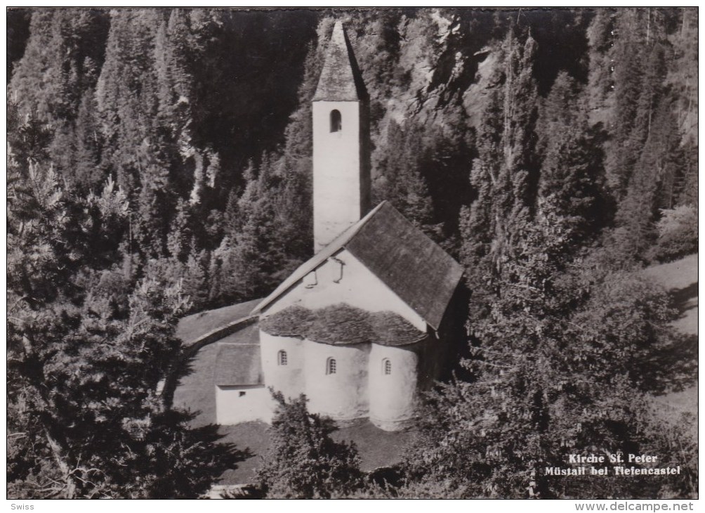 KIRCHE ST.PETER MÜSTAIL BEI TIEFENCASTEL - Tiefencastel