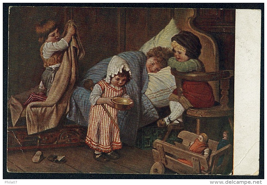 Kaulbach, H. - Der Eingebildete Kranke.  ------- Postcard Not Traveled - Kaulbach, Hermann