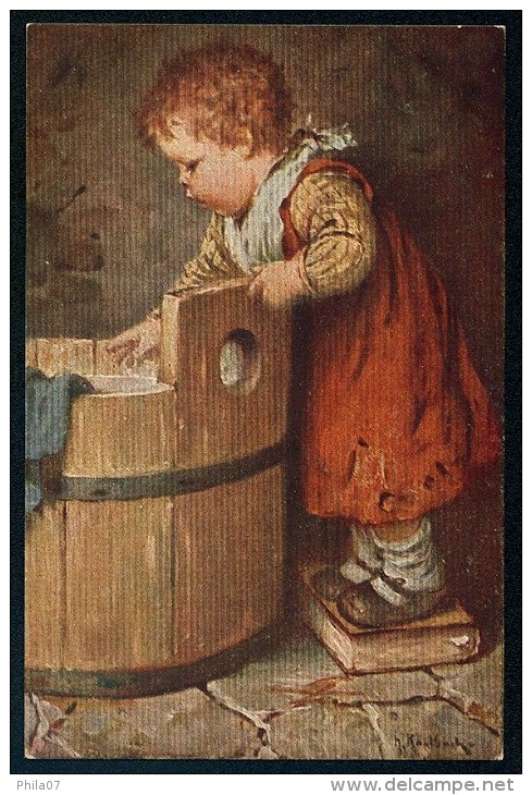 Kaulbach, H. - Small Girl - Nr. 25/857 ------- Postcard Not Traveled - Kaulbach, Hermann