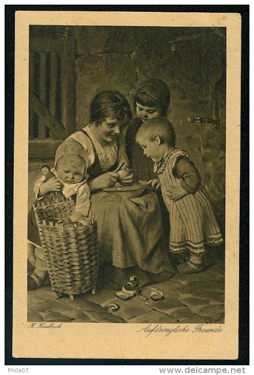 Kaulbach, H. - Aufdringliche Freunde ------- Postcard Not Traveled - Kaulbach, Hermann