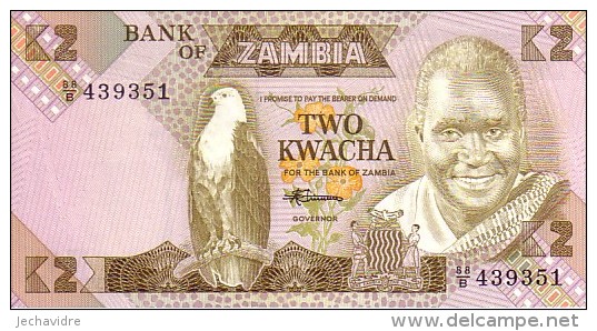 ZAMBIE   2   Kwacha   Emission De 1980   Pick 24 C    ***** BILLET NEUF ***** - Zambia