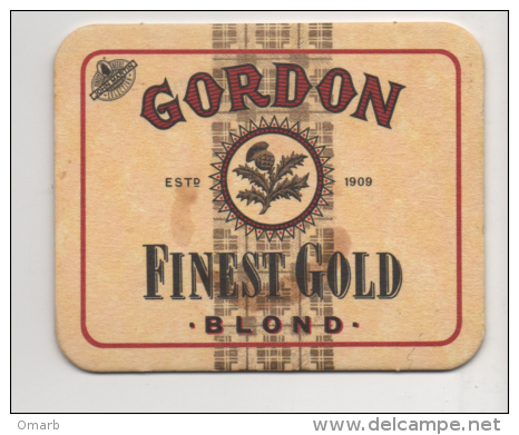 Alt499 Sottobicchiere Birra, Beer Mat Coaster Bier Deckel Posavasos Sous Bock Biere Gordon Gold Scotland Scozia - Sous-bocks