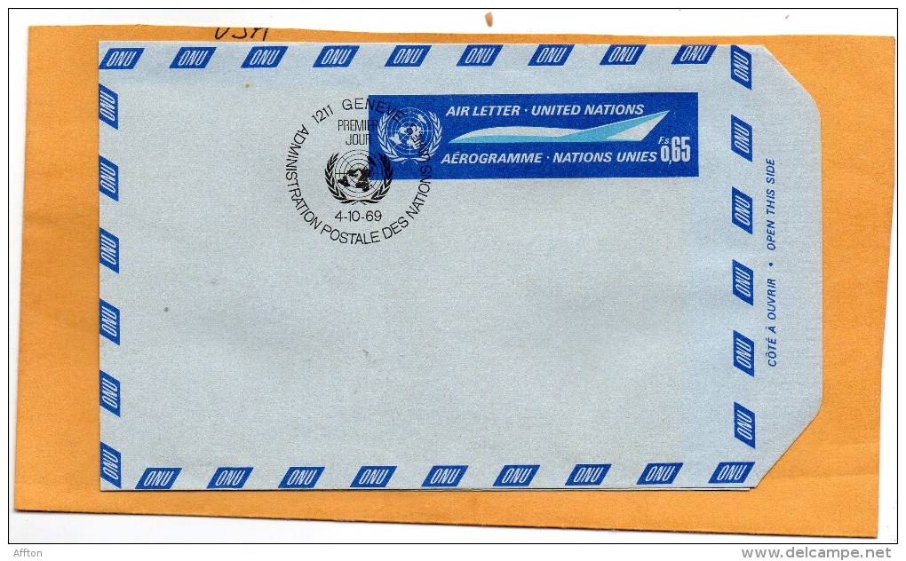 United Nations Geneve 1969 FDC - FDC