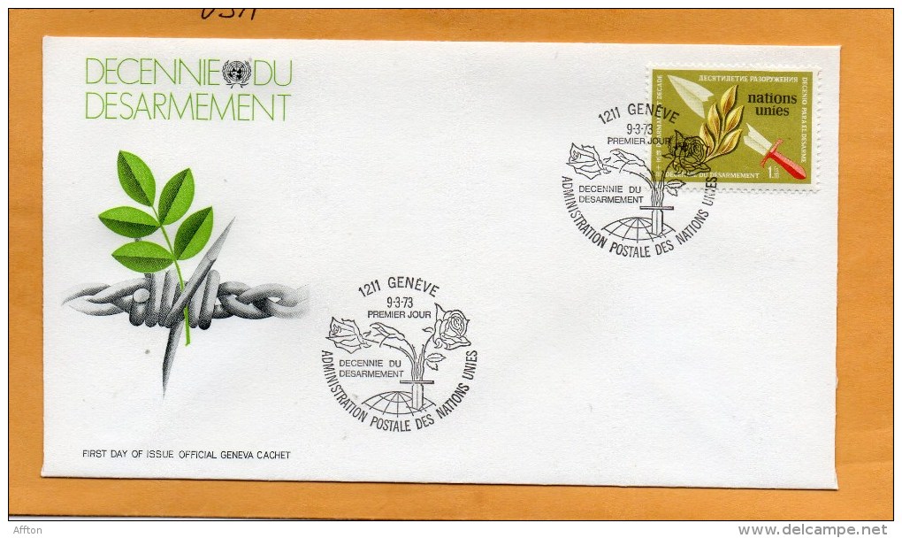 United Nations Geneve 1973 FDC - FDC