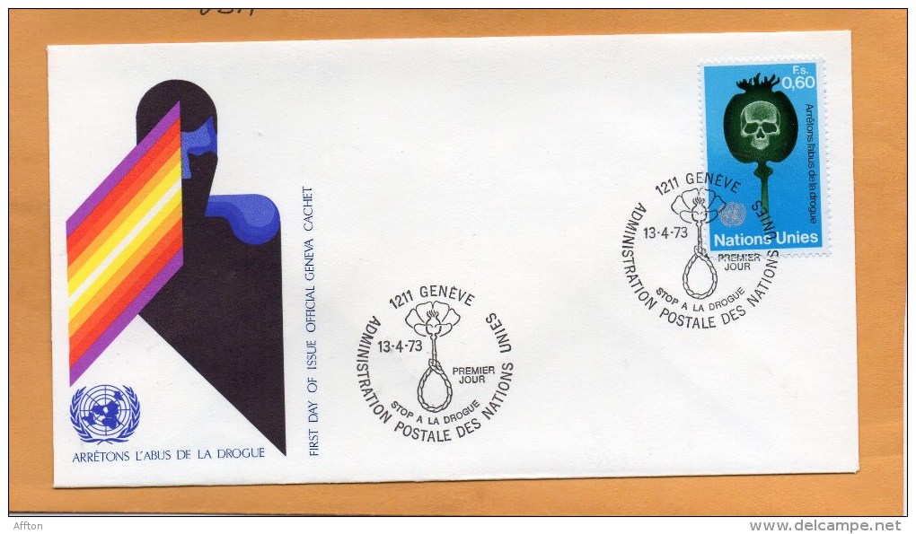 United Nations Geneve 1973 FDC - FDC