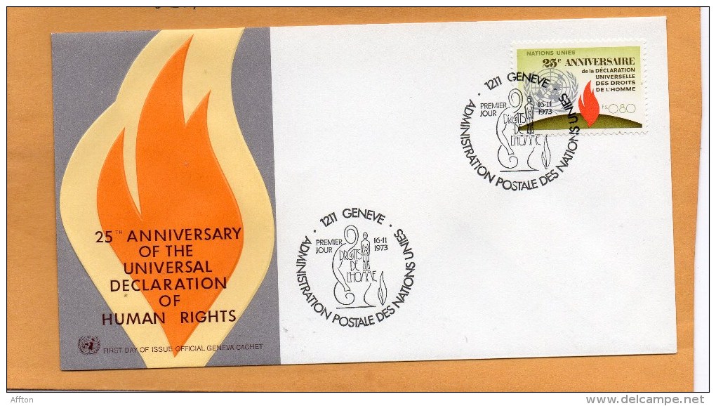 United Nations Geneve 1973 FDC - FDC