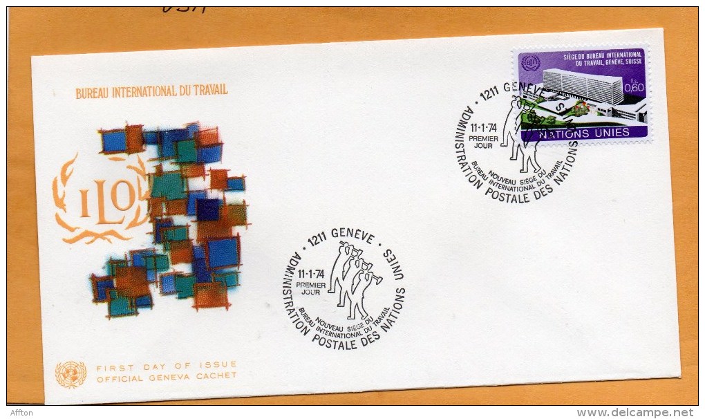 United Nations Geneve 1974 FDC - FDC