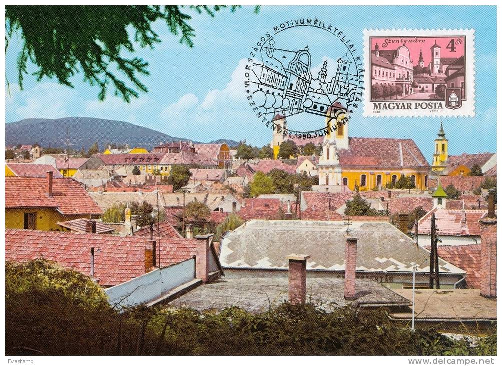HUNGARY - 1980.Maximum Card - Szentendre View Mi:3441 - Cartoline Maximum