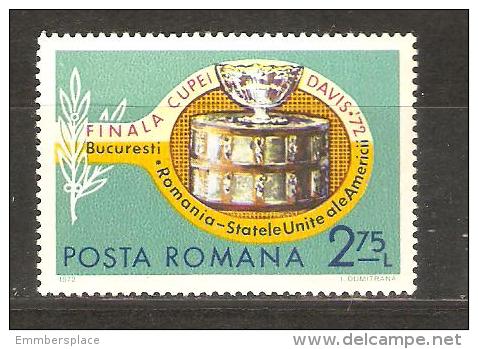 ROMANIA - 1972 Davis Cup Tennis 2.75L MH *   SG 3950  Sc 2373 - Unused Stamps