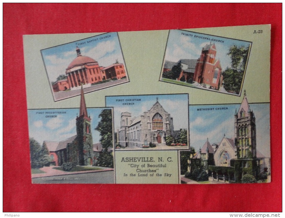 North Carolina > Asheville  Multi View Churches  Not Mailed   Ref 1201 - Asheville