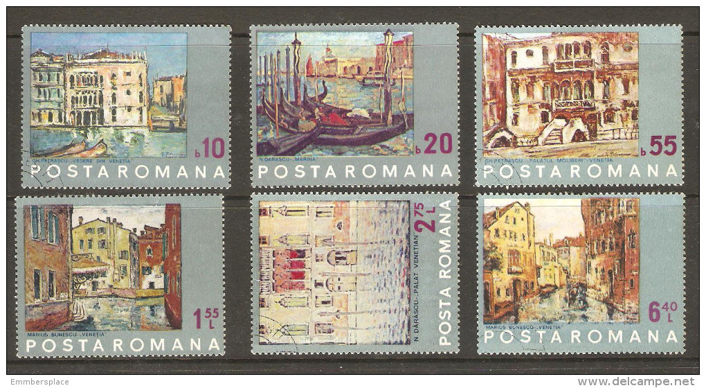 ROMANIA - 1972 UNESCO Venice Paintings Set Unused & CTO  SG 3951-6  Sc 2374-9 - Unused Stamps