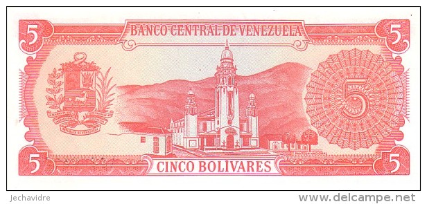 VENEZUELA   5  Bolivares  Daté Du 21-09-1989   Pick 70 A       ***** BILLET  NEUF ***** - Venezuela