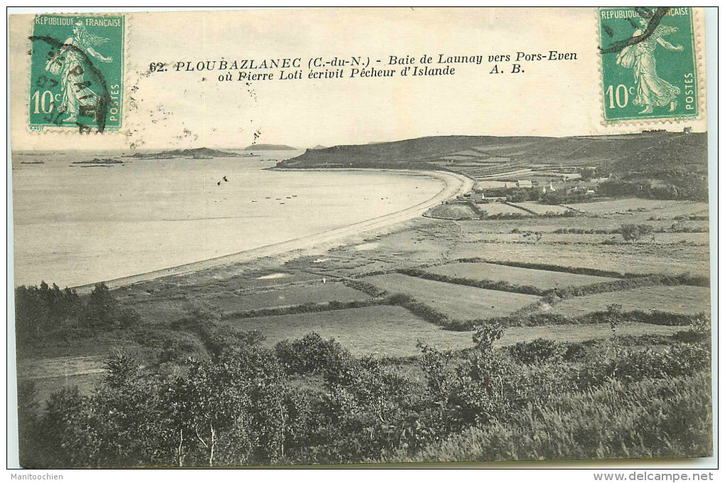 DEP 22 PLOUBAZLANEC BAIE DE LAUNAY - Ploubazlanec