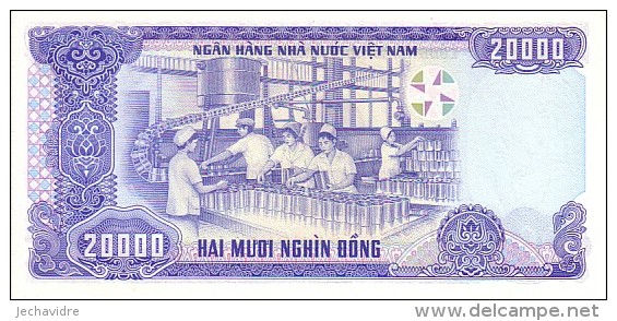 VIET-NAM   20 000 Dong  Emission De 1991   Pick 110 A     ***** BILLET  NEUF  ***** - Vietnam