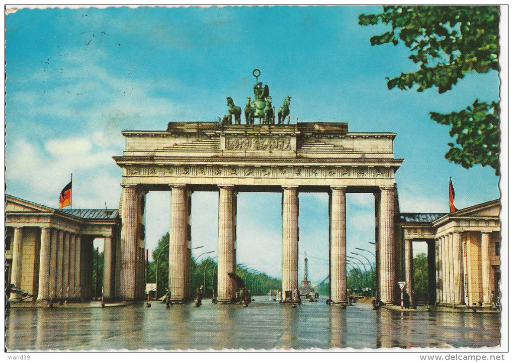 Berlin - Porte De Brandebourg - Brandenburger Deur