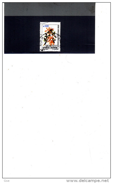 ARGENTINA 1989 - Yvert 1689°  - Fiori - Used Stamps