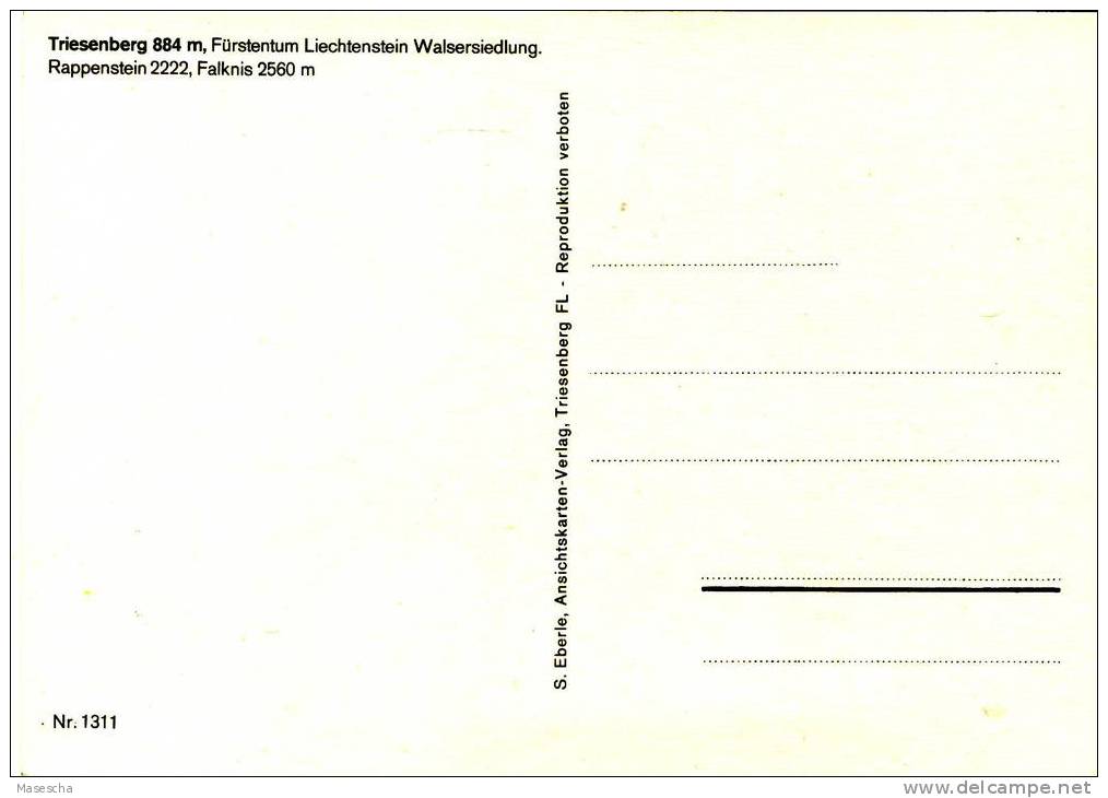 Triesenberg (Walsersiedlung), Ca. 1960  (99 - Liechtenstein