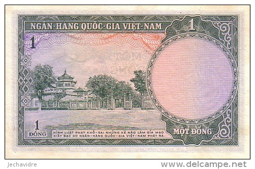 VIET-NAM 1  Dong  Non Daté  Emission De 1956  Pick 1 A    ***** QUALITE  XF  ***** - Vietnam