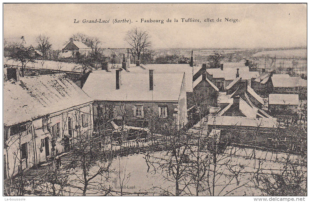 72 LE GRAND LUCE - Faubourg De La Tuffière - Effet De Neige - Le Grand Luce