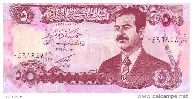 IRAQ  5   Dinars  Emission De 1992  Pick 80 C    ***** BILLET  NEUF ***** - Irak