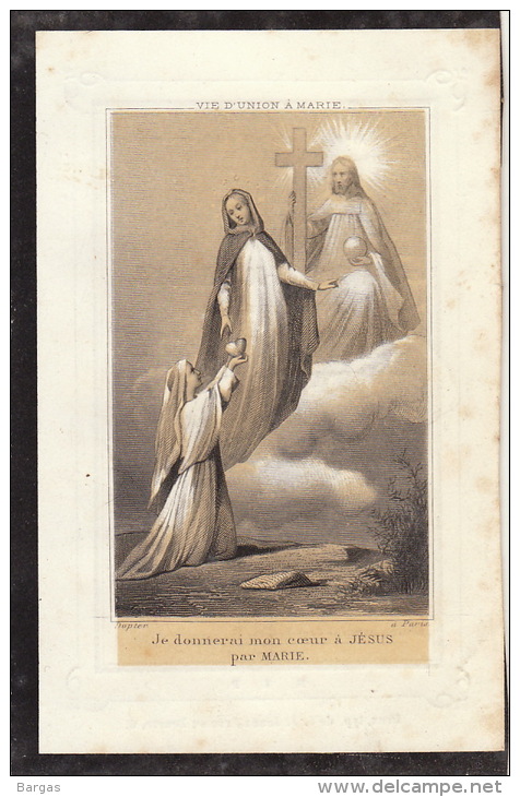 Faire Part De Décès Jean Charles Joseph Dorez Général Saint Josse Ten Noode 1861 - Images Religieuses