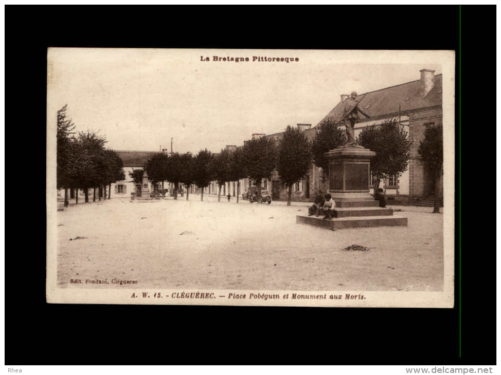 56 - CLEGUEREC - Monument Aux Morts - Cleguerec