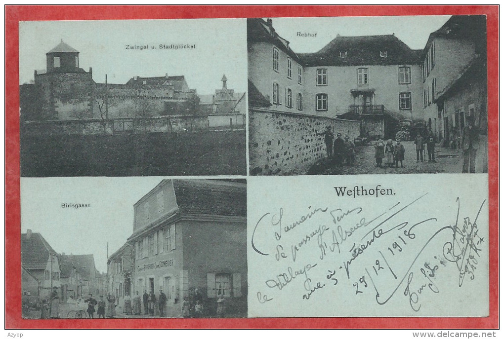 67 - WESTHOFEN - WESTHOFFEN - 3 Vues - Rebhof - Birisgasse - Zwingel - Altri & Non Classificati