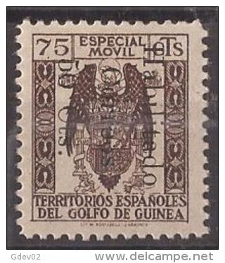 GUI259G-L4130TESSC.Guinee .GUINEA ESPAÑOLA.FISCALES .1939/41.(Ed  259G)sin Goma.RARO.MAGNIFICO - Autres & Non Classés