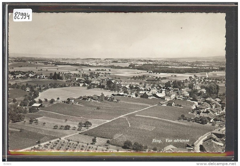 DISTRICT DE MORGES /// ETOY - VUE AERIENNE - TB - Étoy