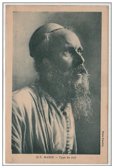 JUDAICA : Un Juif Du Maroc Vers 1920 - Très Bon état - Judaisme