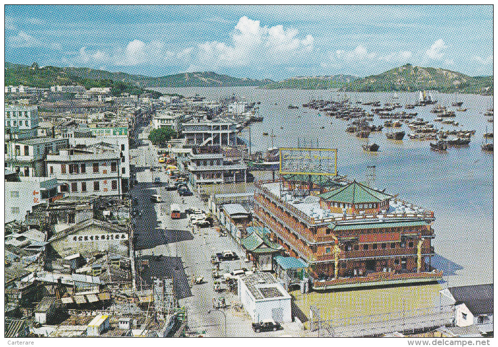CHINE,MACAO PALACE,view Of The Inner Harbour And The Floating Casino,ec Colonie Potugal Durant 400 Ans,rare - Chine