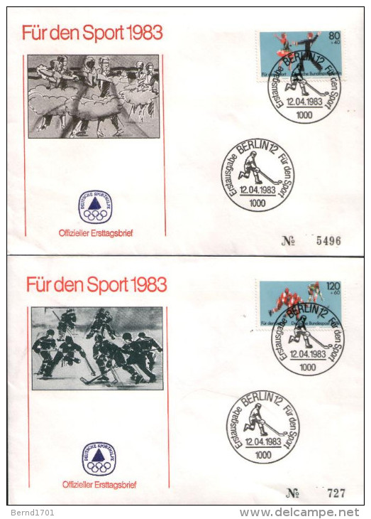 Germany / Berlin - Mi-Nr 698/699 FDC (V761)- - 1981-1990