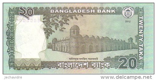 BANGLADESH   20 Taka  Emission De 2012        ***** BILLET  NEUF ***** - Bangladesh