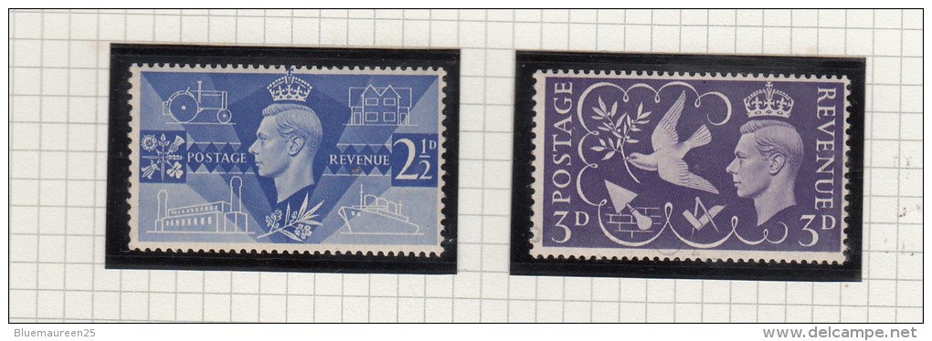 VICTORY 1945 - 1946 - Unused Stamps