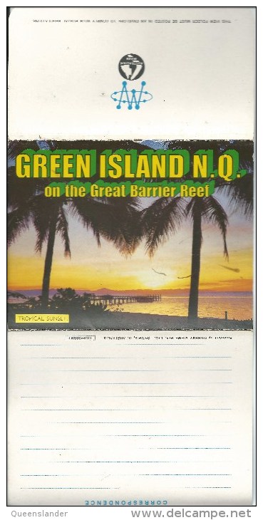 Green Island N.Q. On The Great Barrier Reef Lettercard 11 Views Murray Views  Front & Back Shown - Great Barrier Reef