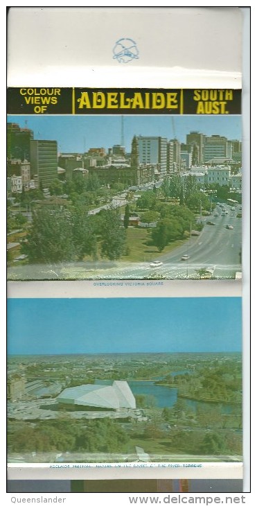 Colour Views Of Adelaide A Pitt Card  Lettercard  12 Views A Pitt Card  Front & Back Shown - Adelaide