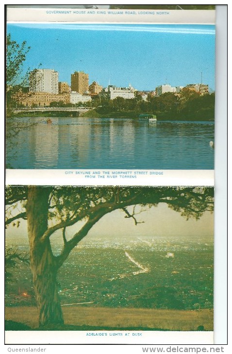 Colour Views Of Adelaide A Pitt Card  Lettercard  12 Views A Pitt Card  Front & Back Shown - Adelaide