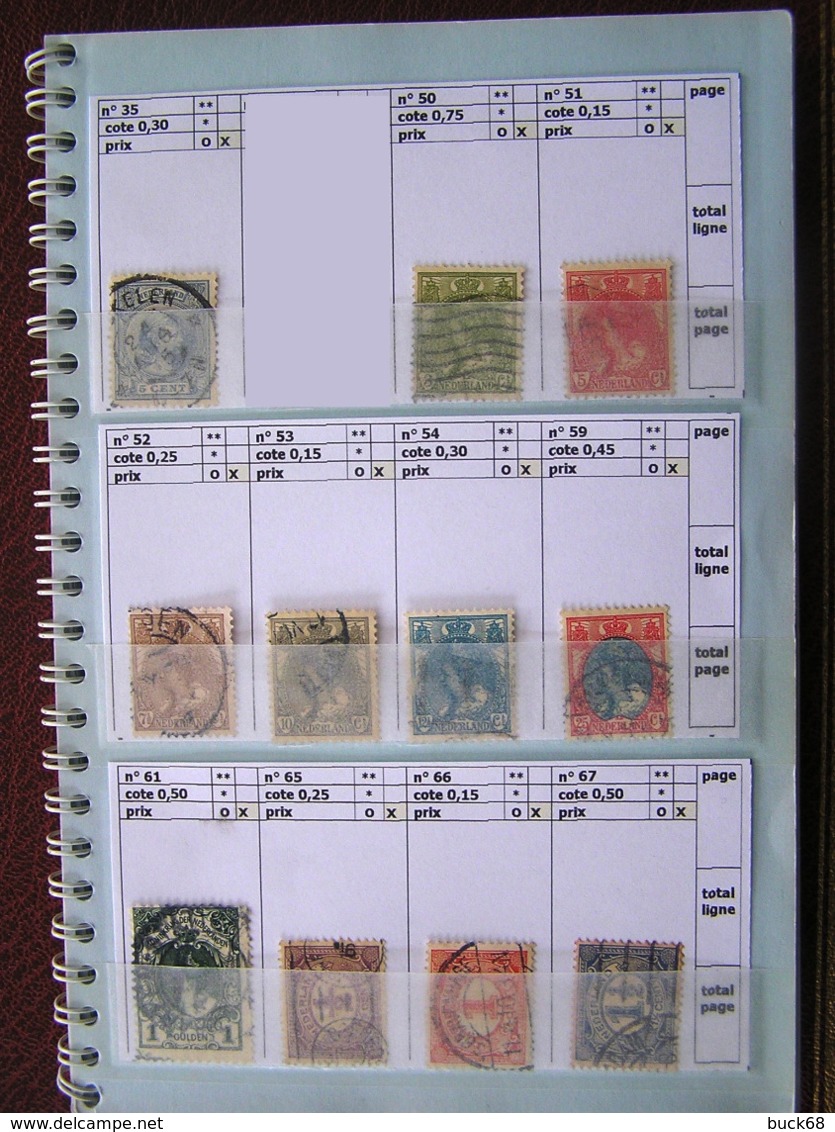 PAYS-BAS NEDERLAND NIEDERLANDEN Lot De 287 Timbres Stamps (o)/*/** Catalog Valeur Value 143 € - Sammlungen