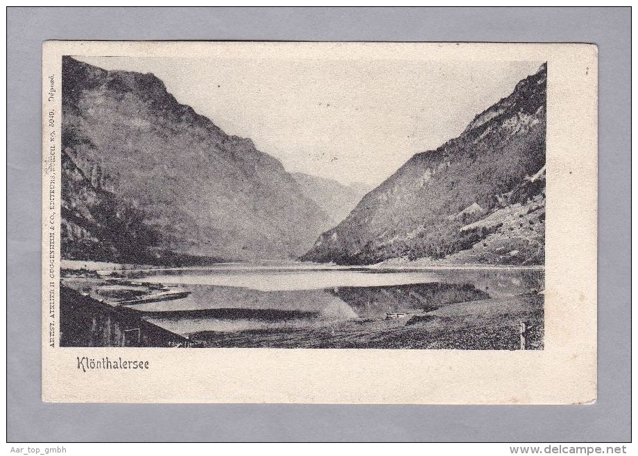 Heimat ZH Wallisellen 1906-09-10 Aushilfsstempel Auf AK Klönthalersee (Weesen) - Briefe U. Dokumente