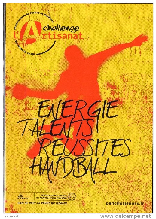 Carte Pub - Challenge De L'Artisanat - Handball