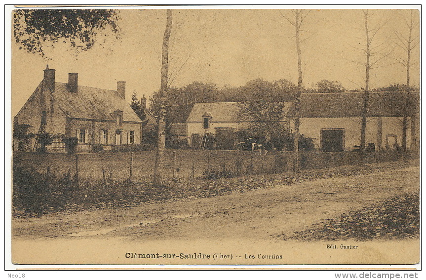 Clemont Sur Sauldre   Les Courtins Ferme Edit Gautier - Clémont