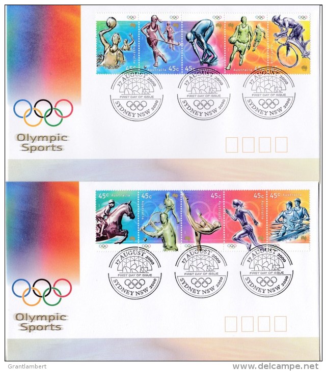 Australia 2000 Olympic Sports Two FDC S - FDC
