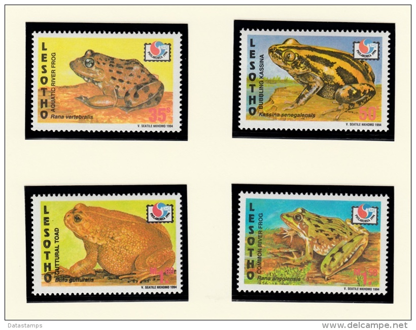 Michel 1095/98 +Bl 113/114 - Cote 7.50 - XX - ´94 - Lesotho (1966-...)